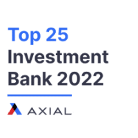 Top 25 Investment Bank 2022 Axial Badge