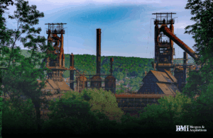 Bethlehem Steel landmark in the Lehigh Valley representing BMI Mergers & Acquisitions’ sponsorship of LVEDC’s Fall Signature Event.