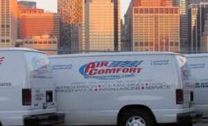 Air Comfort Service Group HVAC service vehicle in New York City